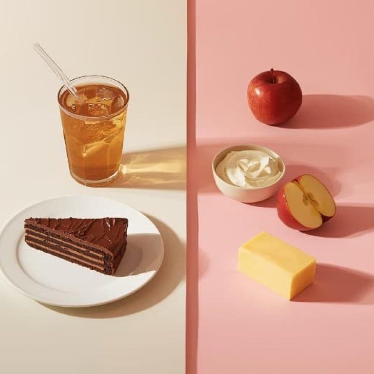 Υγιεινά και ανθυγιεινά τρόφιμα γύρω από χαμόγελο – σύγκριση επιπτώσεων στη στοματική υγεία.